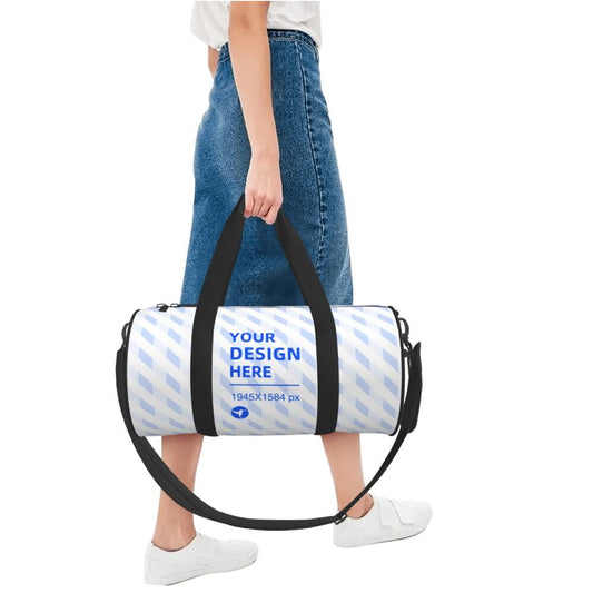 Create Your Own Round Large Capacity Travel Duffle Bag