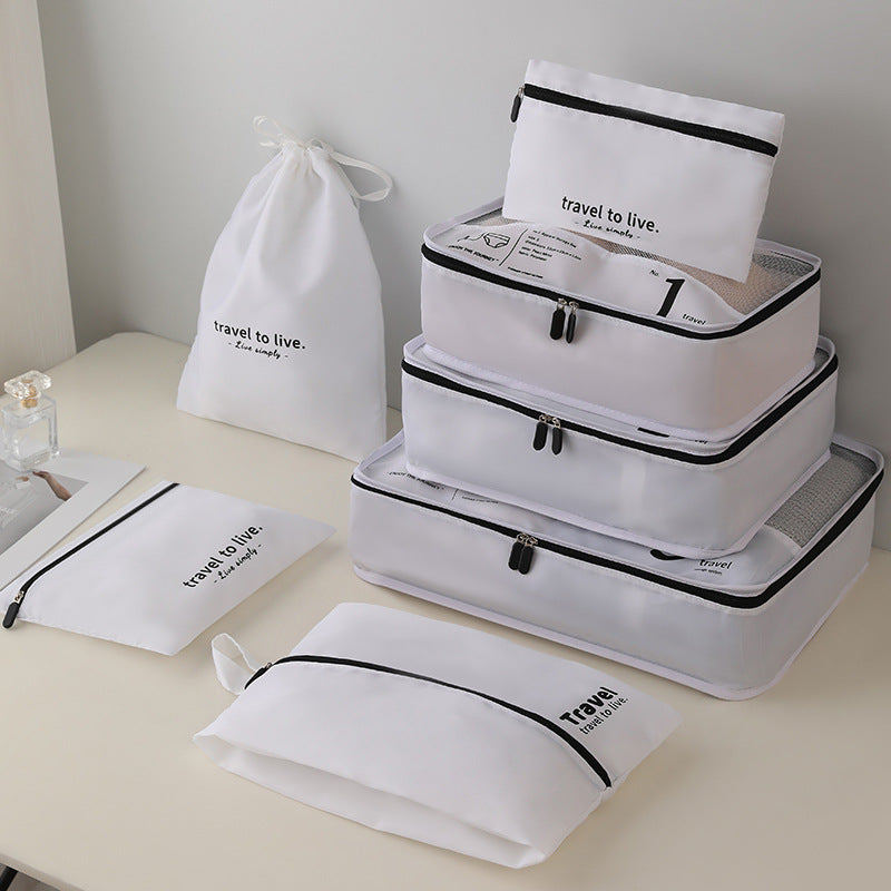 New Travel Buggy Bag Seven-piece Collect Clothes Shoe Storage Bag