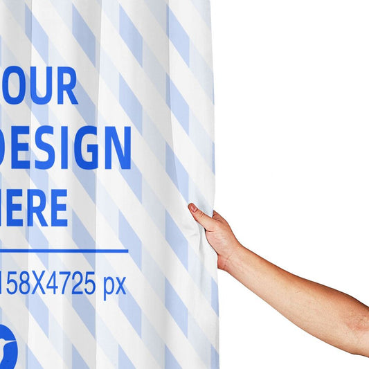 Create Your Own 66x72in Waterproof Quick Dry Bathroom Shower Curtain