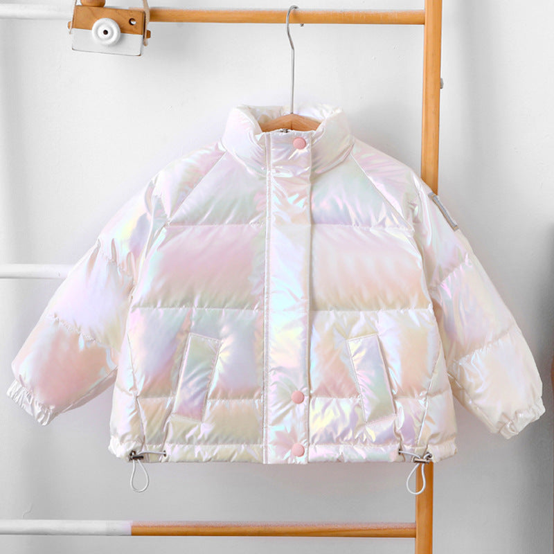 Colorful Children's Down Cotton Jacket