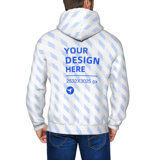 Create Your Own Fashion Versatile Men's Hooded Zip Cardigan