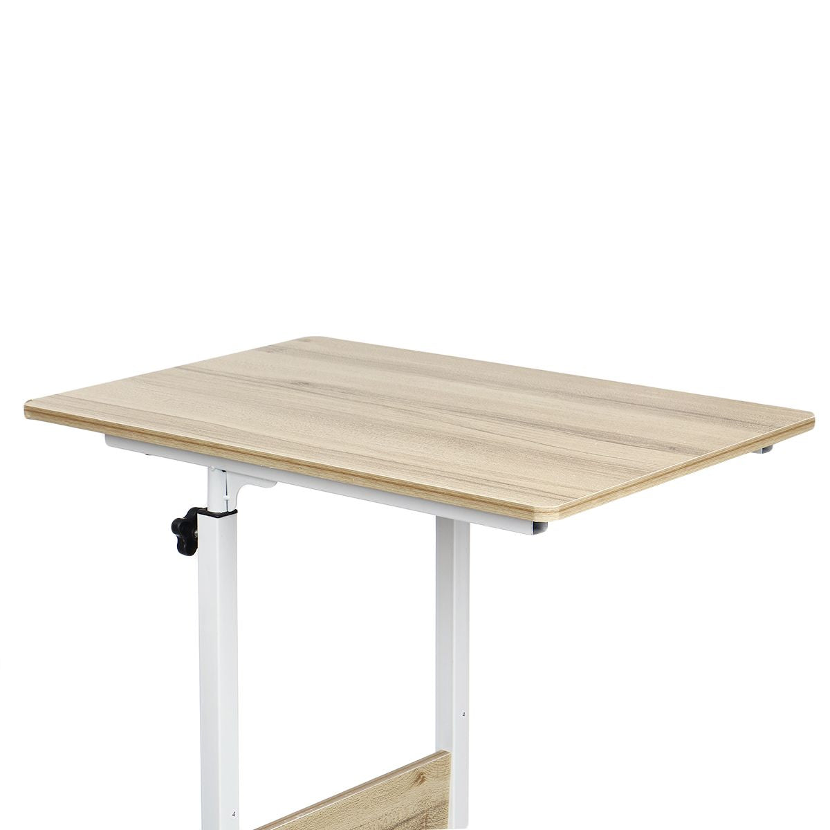 Removable Simple Small Table With Shelf Beside The Bed