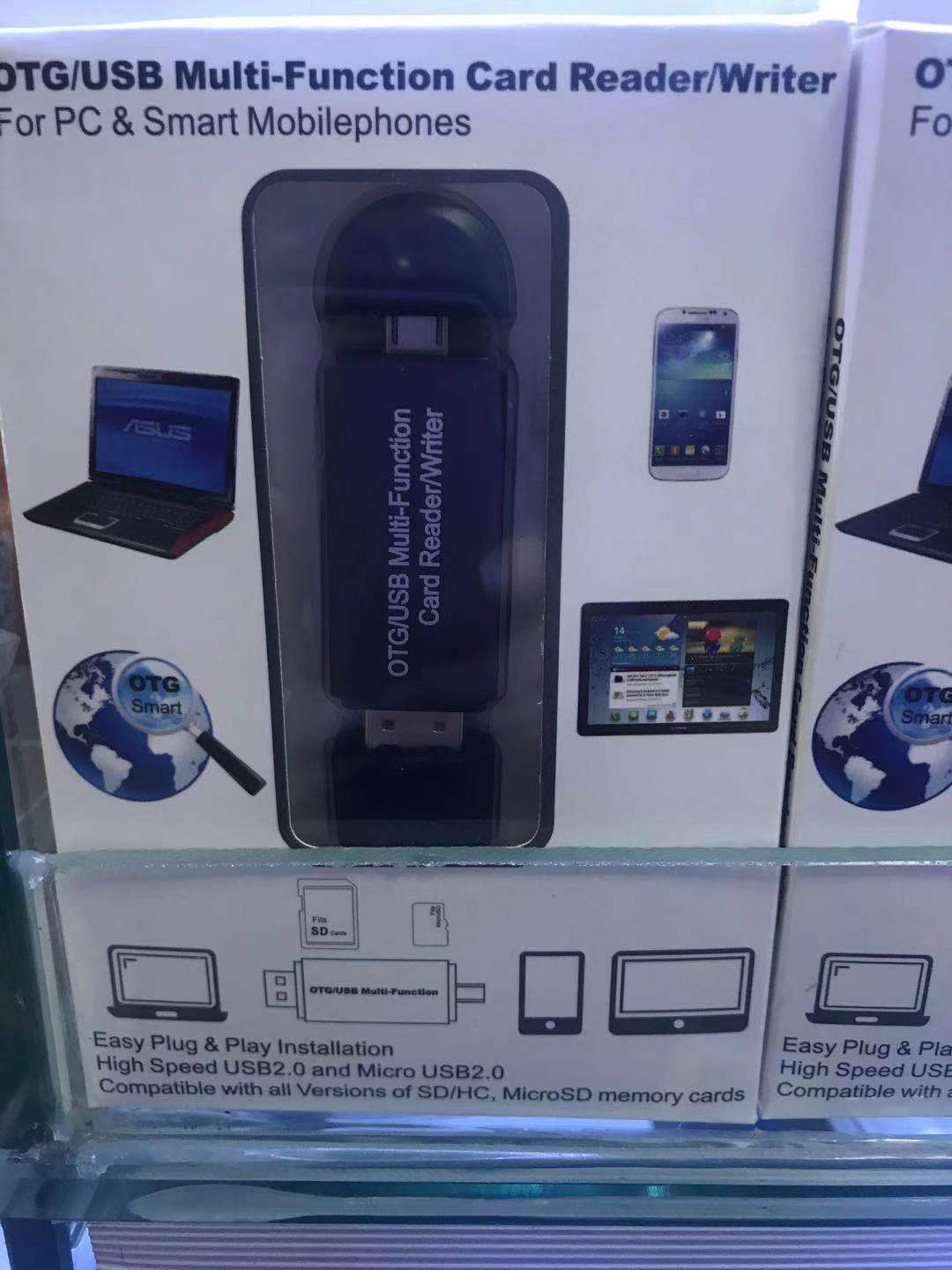 Computer Android Phone Dual-use Type-C Multi-function One OTG Card Reader