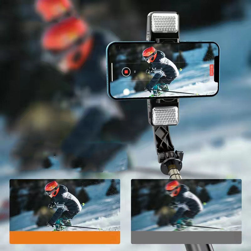 Bluetooth Selfie Stick Handheld Stabilizer Single-axis Mobile Phone Bracket