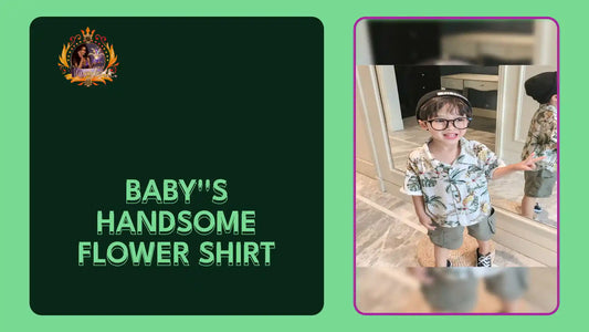 baby''s handsome flower shirt by@Outfy