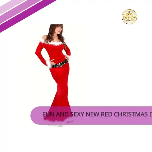 Fun and sexy new Red Christmas dress for women by@Outfy