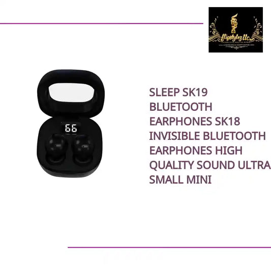 Sleep SK19 Bluetooth Earphones SK18 Invisible Bluetooth Earphones High Quality Sound Ultra Small Mini by@Outfy