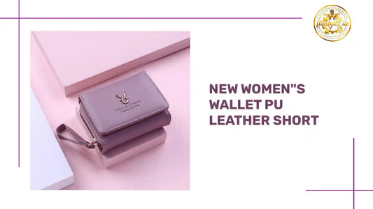New Women"s Wallet PU Leather Short by@Outfy