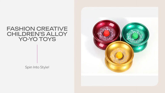 Fashion Creative Children's Alloy Yo-Yo Toys by@Outfy