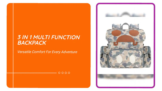 3 in 1 multi function backpack by@Outfy