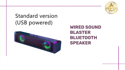 Wired Sound Blaster Bluetooth Speaker by@Outfy
