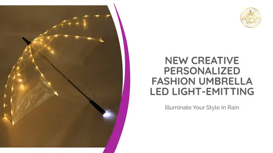 New Creative Personalized Fashion Umbrella LED Light-emitting by@Outfy