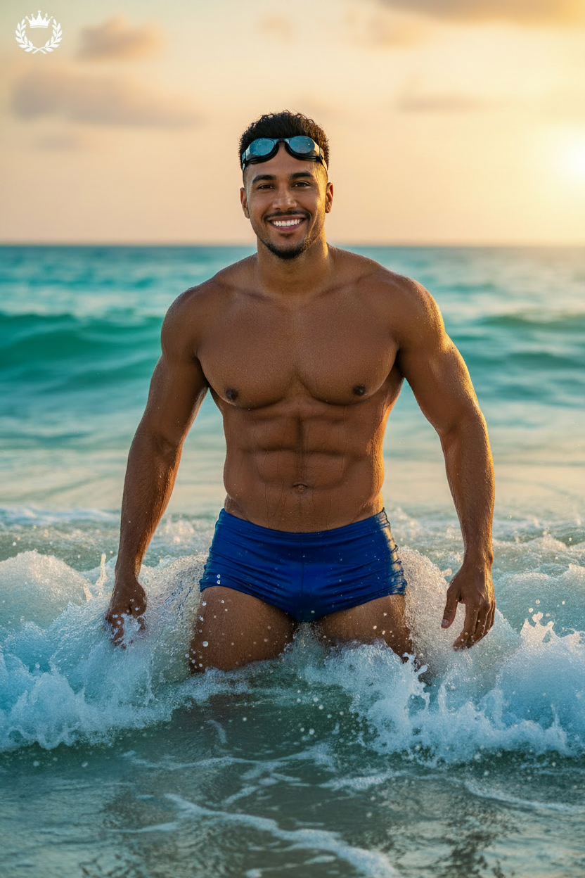 Christopher Clean Shaven Beach