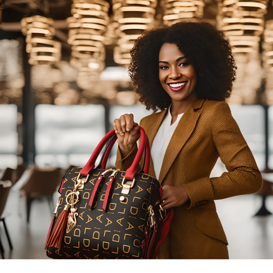 Women's Red Straps Leisure CROSS Shoulder Bag Large Capacity PU Leather Handbag