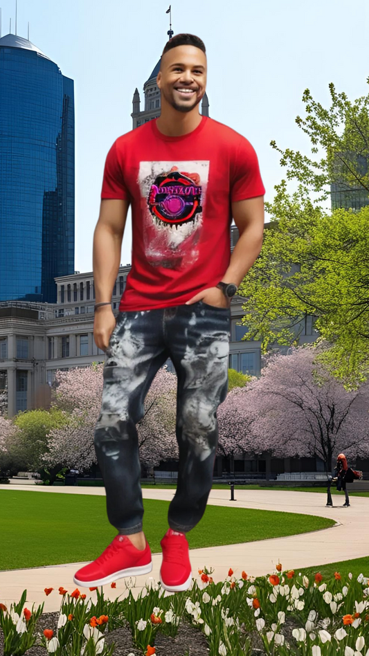 urban TEEN  Fashion Ripped Jeans STONE WASHED Pants