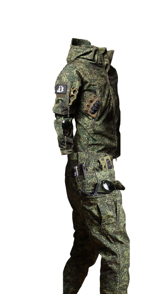 Green Camouflage Military Uniform Men's TACTICAL SUIT