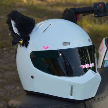 Scooter With Lights Motorcycle Shiny Veil Helmet Accessories Motorcycle Wedding Headdress