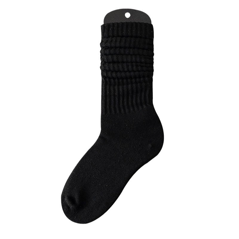 Lazy Bunching Socks European And American Extra Thick Fluffy Loop