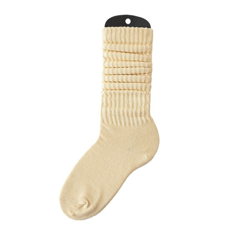Lazy Bunching Socks European And American Extra Thick Fluffy Loop