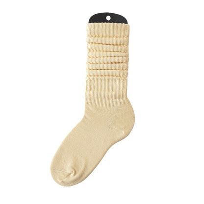 Lazy Bunching Socks European And American Extra Thick Fluffy Loop