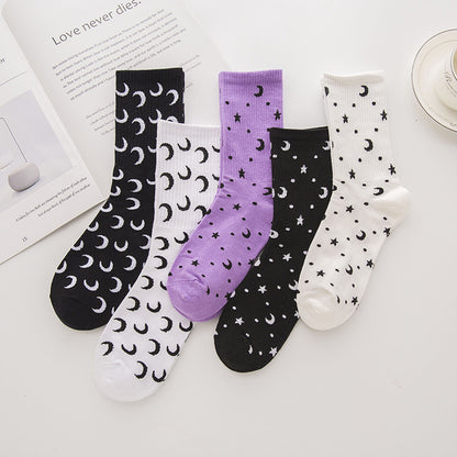 Women's Star Moon Stockings