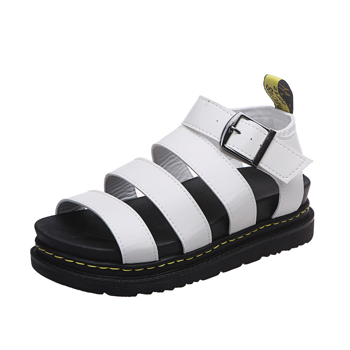 Buckle Sandals Flat PlatformThick Bottom Shoes Women Summer - FLIPSTYLEZLLC