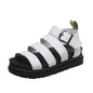 Buckle Sandals Flat PlatformThick Bottom Shoes Women Summer - FLIPSTYLEZLLC