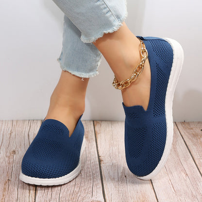 Women's Mesh Shoes Breathable Slip On Lazy Shoes Loafers Women