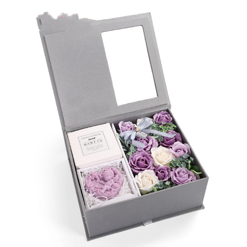 Soap Flower Box Tanabata Valentine's Day Gift Creative Birthday Rose