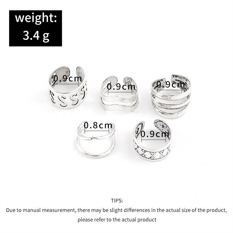 Simple And Simple Hollow S-shaped Non-pierced Ear Clip