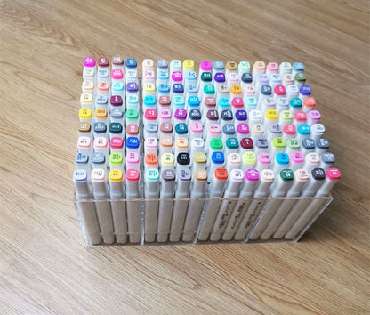 Fashion Acrylic Marker Pen Storage Rack Large Capacity