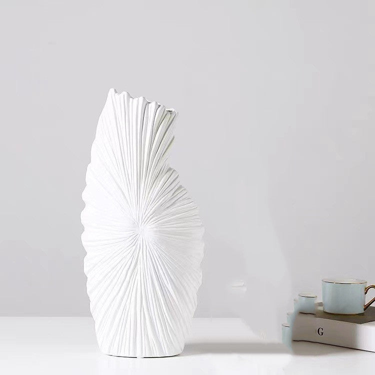 Simple Modern Black And White Geometric Ceramic Vase Ornaments