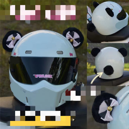 Scooter With Lights Motorcycle Shiny Veil Helmet Accessories Motorcycle Wedding Headdress