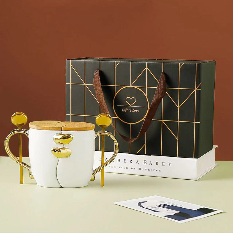 Simple And Creative Ceramic Mug Gift Box