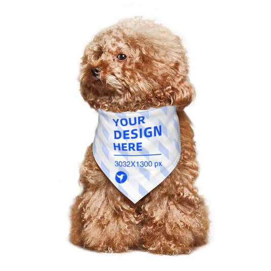Create Your Own Pet Cat And Dog Decorative Triangle Scarf