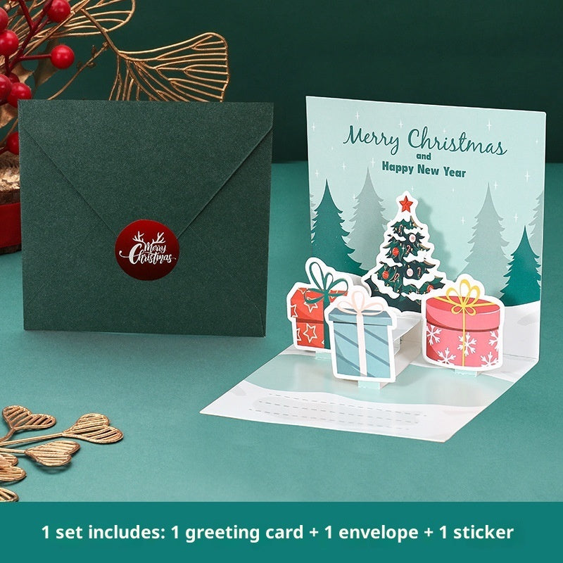 Three-dimensional Blessing Greeting Card