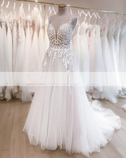 Wedding Dress European And American Decal Long Lace