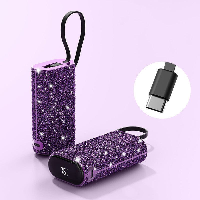 Super Fast Charging With Built-in Cable 10000mA