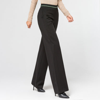 Korean Wide Leg Pants White Duck Down Winter Pants