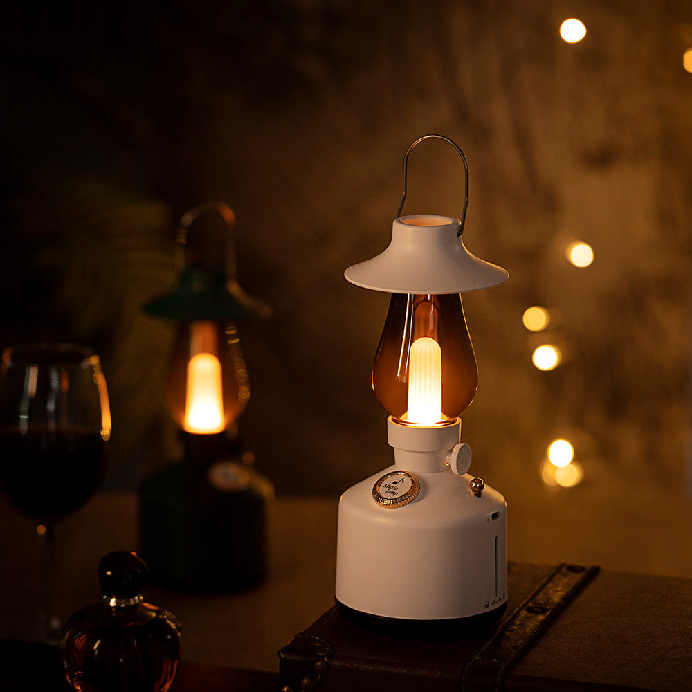 Small Bluetooth Speaker For Bedroom Bedside Atmosphere LED Light