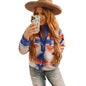 Women's Printed Fashion Personalized Jacket