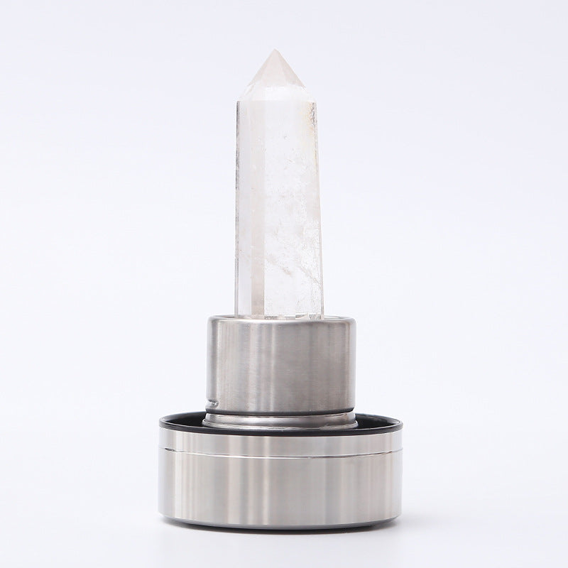 Crystal Spa Crushed Stone Glass Natural Crystal Column Energy Cup