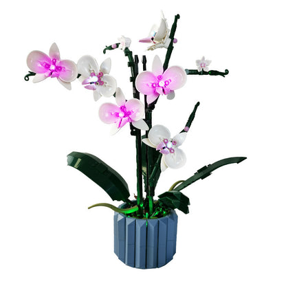 Orchid Green Plant Bonsai Remote Control LED Light