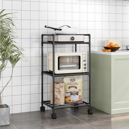 Kitchen Shelf Trolley Floor Multi-layer Household Storage Rack