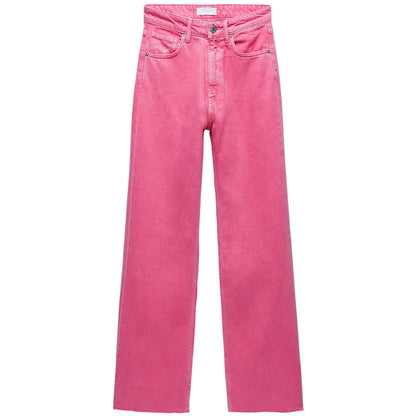 Women's High-waist All-match Straight-leg Mopping Jeans