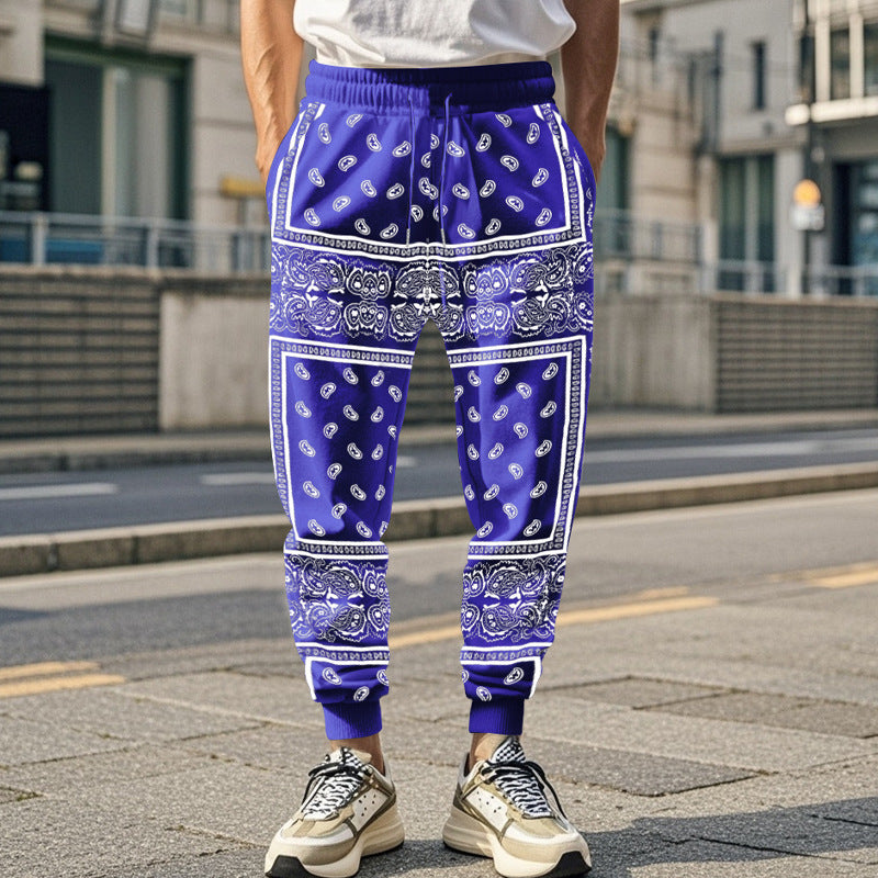 Men's 3D Printing Fashion Track Pants
