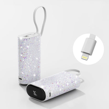 Super Fast Charging With Built-in Cable 10000mA