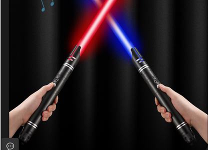 Children's Luminous Toys Star Wars Light Sword Metal Handle Exciting Light Sword 14 Colors Two-in-one Spot Straight