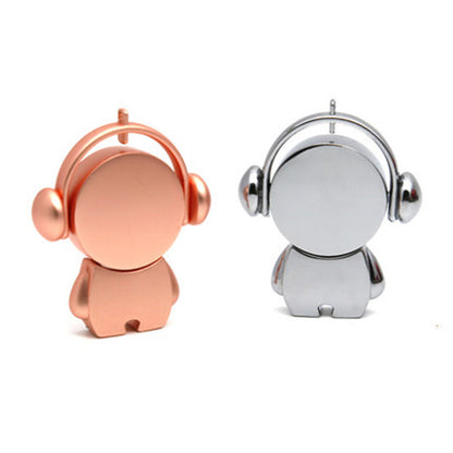 Creativity Personalized Car Metal Musician Cartoon USB