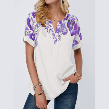 Top Plus Size Women's Short-sleeved T-shirt